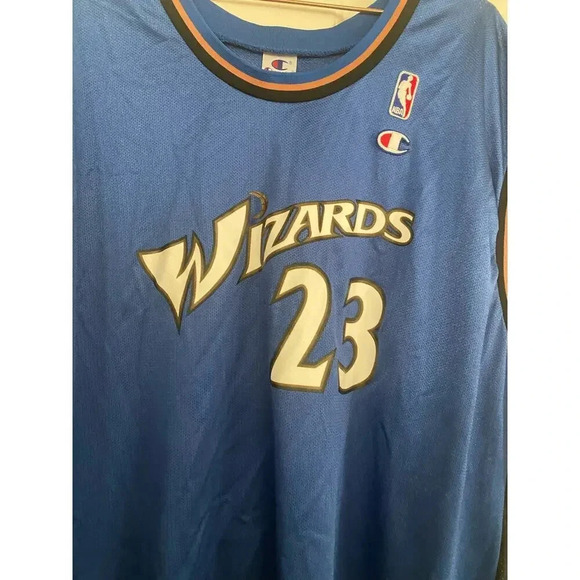 Michael Jordan #23 Washington Wizards NBA Champion Jersey 48 Size XXL - Picture 5 of 7